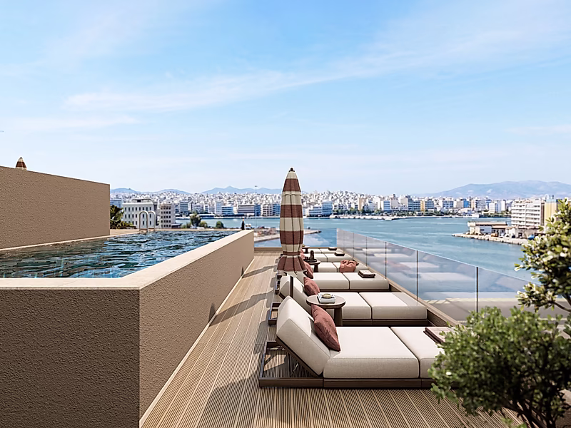 6th-Floor Corner Sea View Studio | Elevated Waterfront Living in Piraeus, Athens - Photo 14