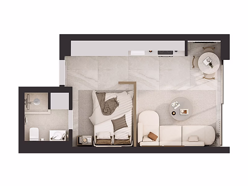6th-Floor Corner Sea View Studio | Elevated Waterfront Living in Piraeus, Athens - Photo 16