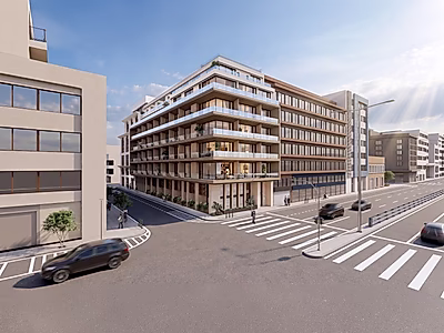 6th-Floor Corner Sea View Studio | Elevated Waterfront Living in Piraeus, Athens