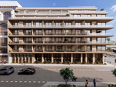 6th-Floor Corner Sea View Studio | Elevated Waterfront Living in Piraeus, Athens