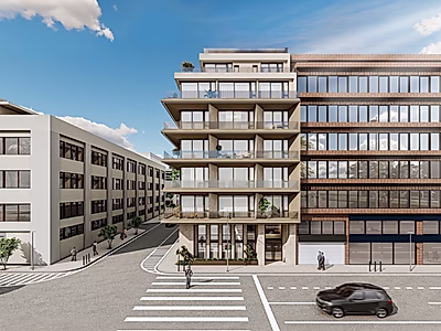 6th-Floor Corner Sea View Studio | Elevated Waterfront Living in Piraeus, Athens