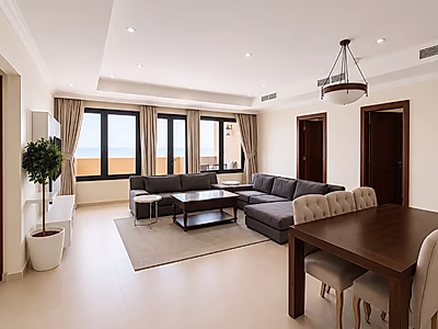 3 BEDROOMS + MAID MARINA VIEW WITH QATAR COOL INCLUDED