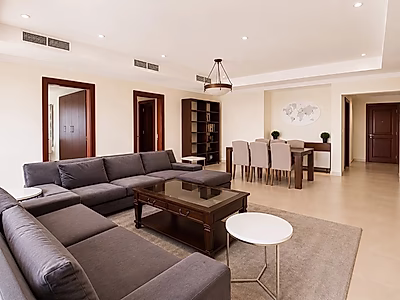 3 BEDROOMS + MAID MARINA VIEW WITH QATAR COOL INCLUDED