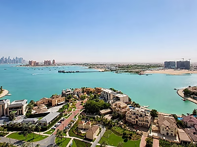 3 BEDROOMS + MAID MARINA VIEW WITH QATAR COOL INCLUDED