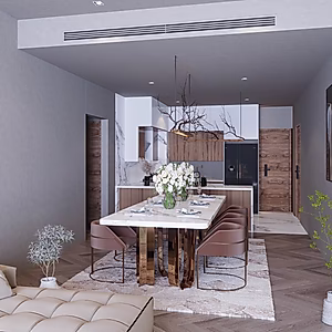 High-Floor Waterfront Living | 3BR Apartment on 17th Floor | VOYA Tower