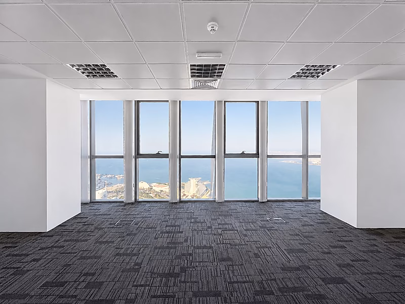 F/Fitted West Bay Office | Full Sea View | 129 SQM - Photo 8
