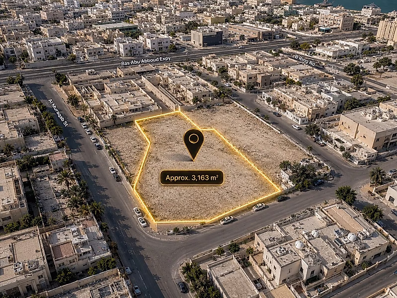 Corner Plot on Two Roads in Umm Ghuwailina | Ready Permit & Approved Plans - Photo 10