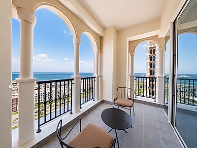 Sea View 1BR with Beach Access | Viva Bahriya