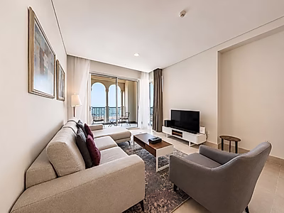 Sea View 1BR with Beach Access | Viva Bahriya