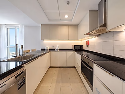Sea View 1BR with Beach Access | Viva Bahriya