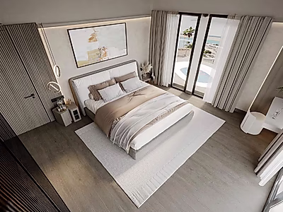 Hotel Apartment 1 Bedroom in Qetaifan Island | Prime Investment