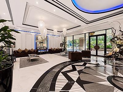 One-Bedroom Semi-Furnished Apartment | Pool & Partial Marina View