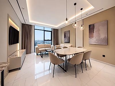 BILLS IN! LUXURY STYLED 2-BEDROOM IN LUSAIL