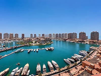 Exclusive Layout | Spacious 2BR Full Marina View| Prime Porto Arabia Tower