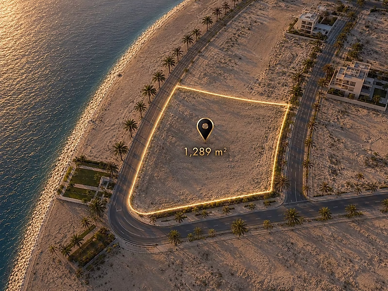 قطعة أرض مطلة على البحر – جزر قطيفان - Photo 3