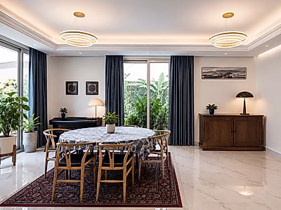 SPACIOUS 6BR+M&DRIVER | COMPOUND VILLA | PEARL