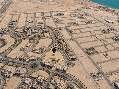 Rare 1,557 SQM Plot | 52m Frontage | Permit & Plans Ready | Prime Lusail Location