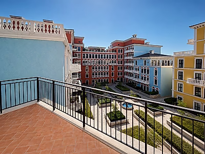 Spacious 1-Bedroom in Qanat Quartier | 90 SQM | Big Balcony & Open Kitchen