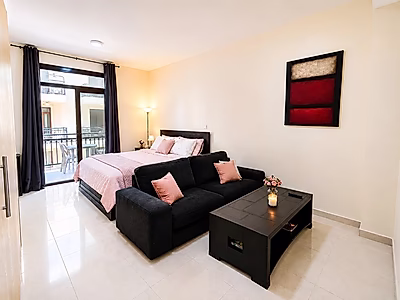 FURNISHED STUDIO WITH BALCONY IN FOX HILLS LUSAIL