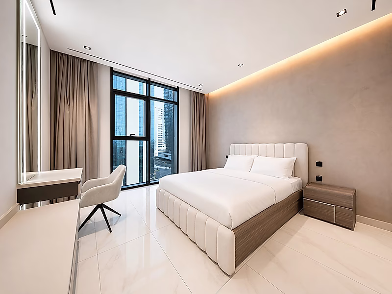 Brand New | Fully Furnished | Bills Included | 2BR + Large Maid Room - Photo 5