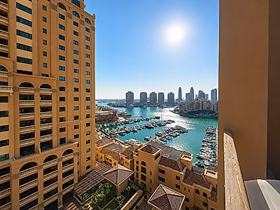 1BR PLUS OFFICE FURNISHED WITH BALCONY PORTO ARABIA
