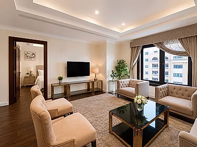 1BR PLUS OFFICE FURNISHED WITH BALCONY PORTO ARABIA