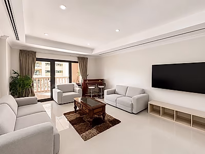 LARGE BALCONY | 1BR | FURNISHED | PEARL