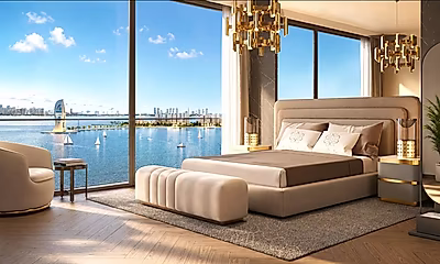 FREEHOLD | Fully Sea View 2BR by Elie Saab | Qetaifan Island North, Lusail | Luxury Investment Opportunity