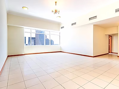 Spacious 3-Bedroom Unfurnished Apartment | High Floor | West Bay