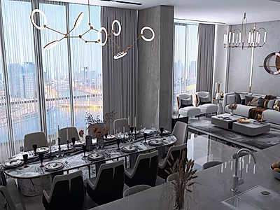 Refined 2BR with Exceptional Waterfront Views