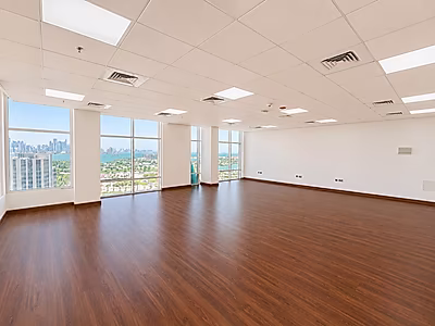 Open Space Office with Corniche Views | 95 SQM | Al Corniche