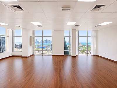 Open Space Office with Corniche Views | 95 SQM | Al Corniche