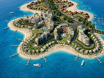 Premium Beachfront Plot In Pearl | Direct Sea Access | Rare Opportunity