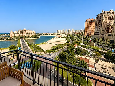 Largest 1BR + Office | Stunning Sea View | Unique Layout | 2 Balconies