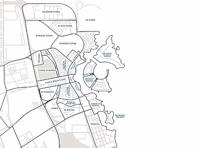 400 Sqm | Middle Lot | Phase 2 | Huzoom Lusail