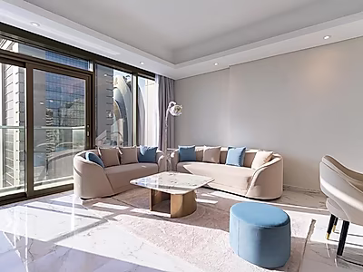 Luxurious Waterfront 1-Bedroom Apartment in Marina 23, Lusail