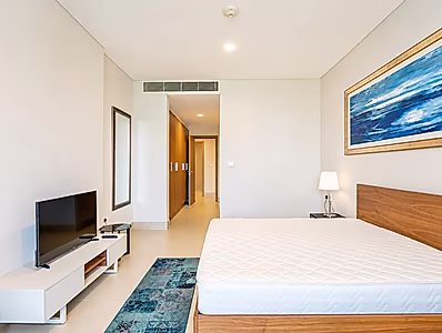 Fully Furnished 1-Bedroom + Office | All Bills Included | Beachfront