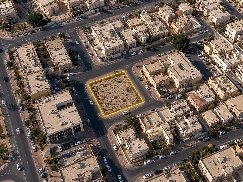 Prime Corner Land for Sale – New Ghanim | 720 SQM | Four-Street Frontage - Photo 2