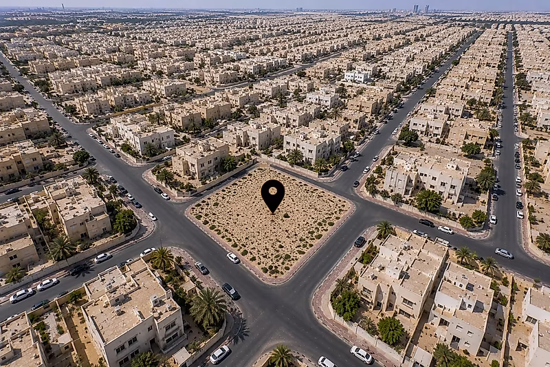 Prime Corner Land for Sale – New Ghanim | 720 SQM | Four-Street Frontage - Photo 5