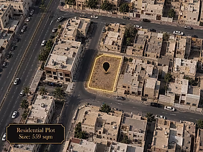 Prime Residential Plot for Sale – St. Al Shafi - 559 SQM