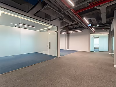 Ready-to-Move Partitioned Office | 213 SQM | Prime West Bay