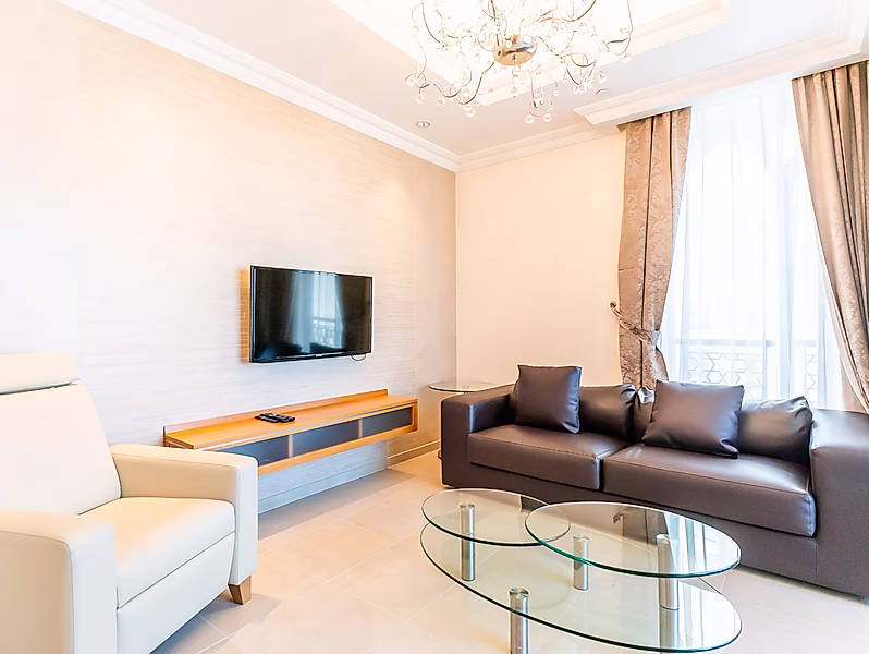 مطلة على البحر مفروش 2 سرير | طابق مرتفع - Photo 4