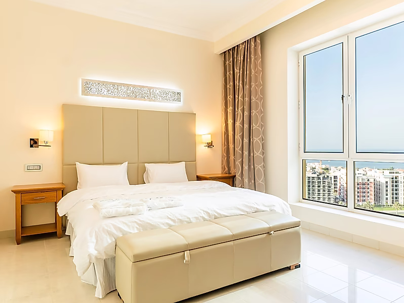مطلة على البحر مفروش 2 سرير | طابق مرتفع - Photo 10