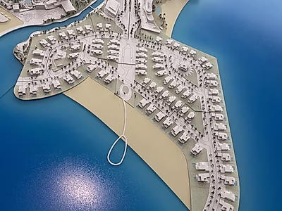 911 SQM Corner Plot for Sale in Qetaifan Island North