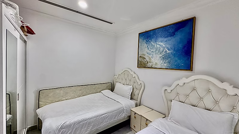 Semi Furnished 1 BR + Office | High Floor | Balcony - Photo 8
