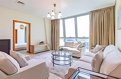 HIGH FLOOR | FURNISHED 2 BEDS | TITLE DEED