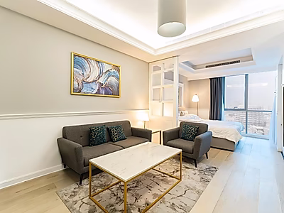 Modern Comfort in the Heart of Al Sadd: 1-Bedroom Apartment at Bin Al Sheikh Tower